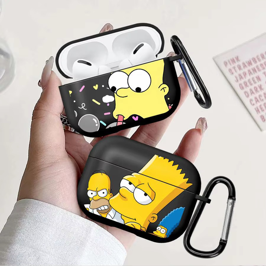 The Simpsons Cartoon Schutzhülle für AirPods Pro, AirPods 3, AirPods 2 und AirPods 1, Multicolor - Bild 3