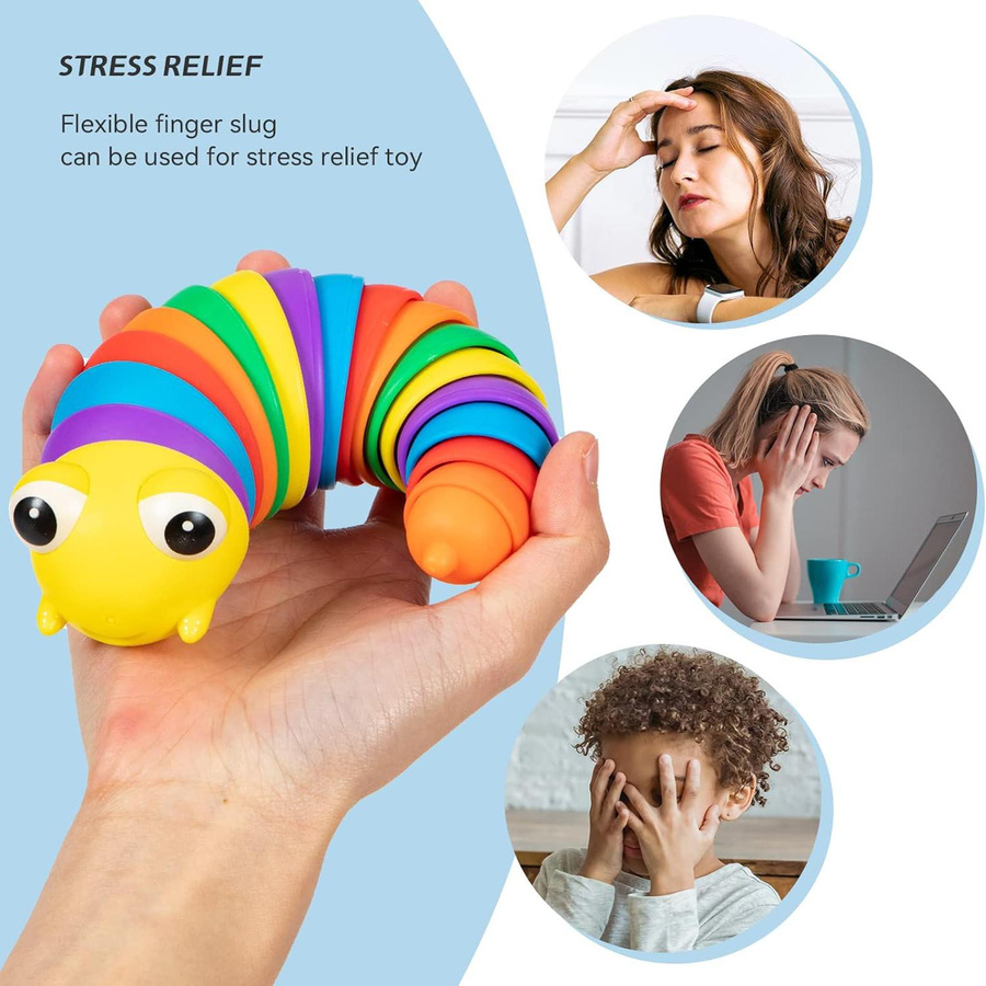 Linyi toy Schnecken Raupe Spielzeug mit Musik bunt / mehrfarbig 3–6 Jahre - Bild 2