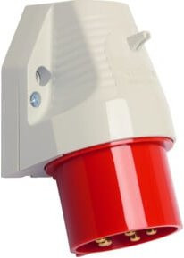 Walther Werke Wandgerätestecker 32A 5P 400V 6h IP44 grau - Bild 1