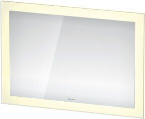Duravit Badspiegel White Tulip mit Sensor und Beleuchtung, Farbe: Weiß, B/H/T: 75 x 105 x 5 cm - Bild 1