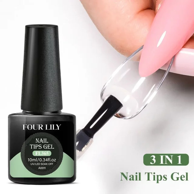 Four Lily Nagelspitzen-Gel, Glänzend, Soak Off UV/LED-Gel - Bild 1