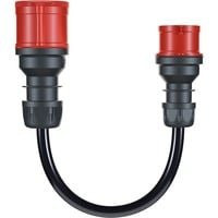 go-e Adapter für Gemini flex 22 kW, CEE rot Drehstrom 32A auf CEE rot 16A, rot/schwarz - Bild 1