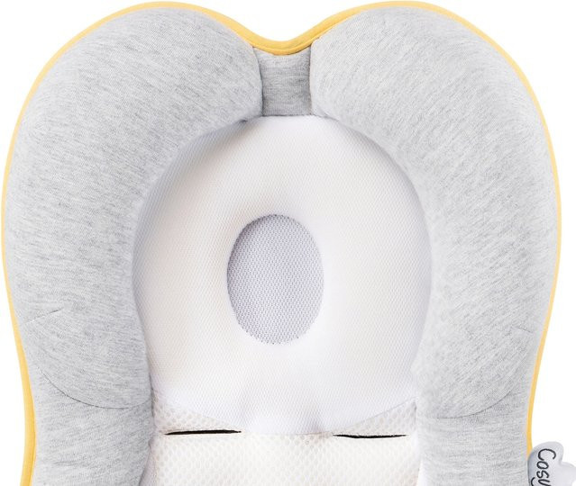Babymoov Anatomisches Stützkissen Cosymorpho aus Memory-Foam in Anthrazit/Grau mit atmungsaktivem Veloursbezug - Bild 1
