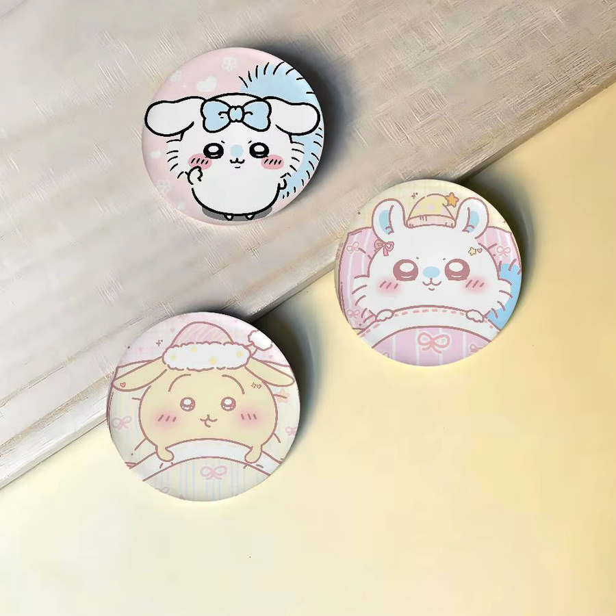 Bilibili Brosche, Runde Lapel Pins, Weißblech, Unisex - Bild 2