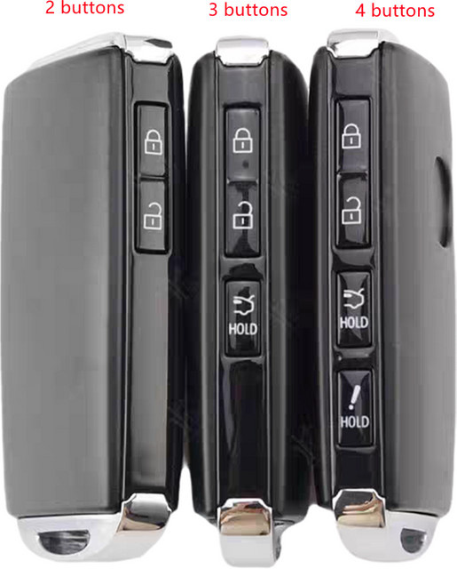 Smart Remote Autoschlüsselgehäuse FOB für Mazda 6 CX-9 CX-3 CX-5 CX-30 Axela 2020 2021 BCYB-67-5DY mit Logo in Schwarz - Bild 1