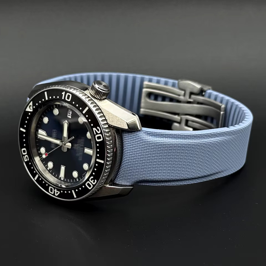 CTS Uhrenarmband Kautschuk, Schwarz, Unisex - Bild 3