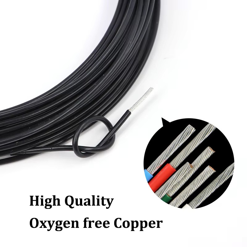 Hochtemperatur-PTFE-Draht UL1332 mit FEP-Isolierung aus verzinntem Kupfer in Schwarz und Rot, verschiedene AWG-Stärken verfügbar - Bild 4