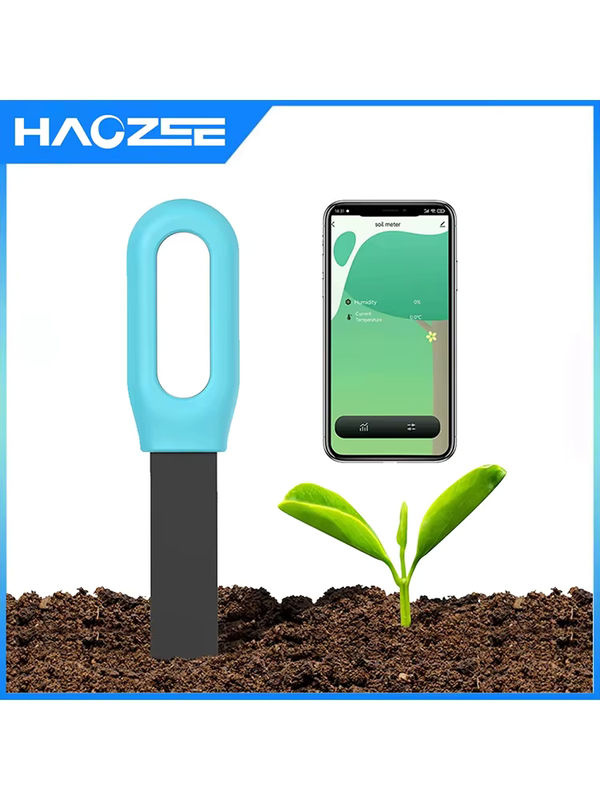 Haozee Tuya Smart Bluetooth Bodentester Temperatur- und Feuchtigkeitsmesser für die Gartenautomatisierung - Bild 6