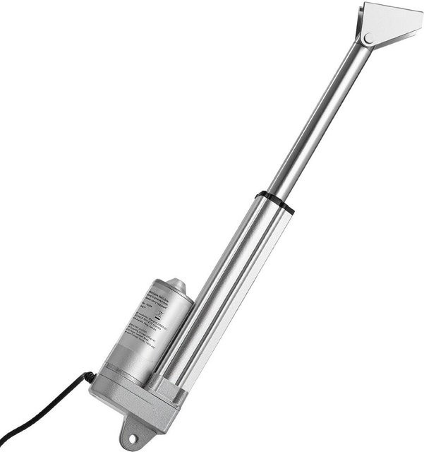 Buying Solutions, MB Linearantrieb 12V aus Aluminiumlegierung in Silber, Hub: 101,6 mm, Kraft: 3000N, Geschwindigkeit: 5 mm/s, IP65 wasserdicht, inklusive Montagehalterungen für Solarnachführsysteme - Bild 1