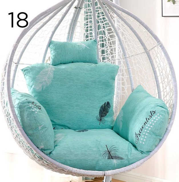 S-Pillow Baumwolle Kissenbezug für Hängestühle und Hängematten in Türkis - Bild 1