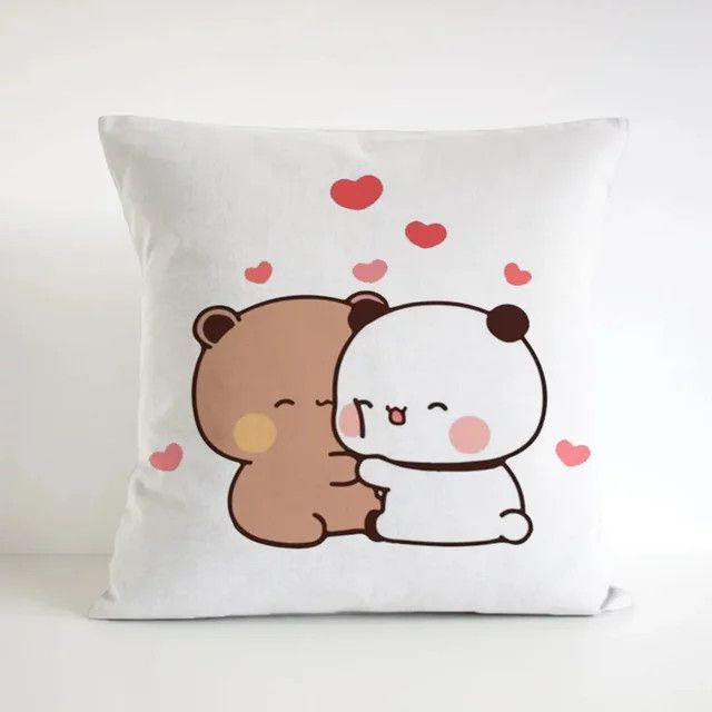 BUBU DUDU Kissenbezug in Weiß mit ästhetischem Design, B/B/H: 45 x 45 cm - Bild 1