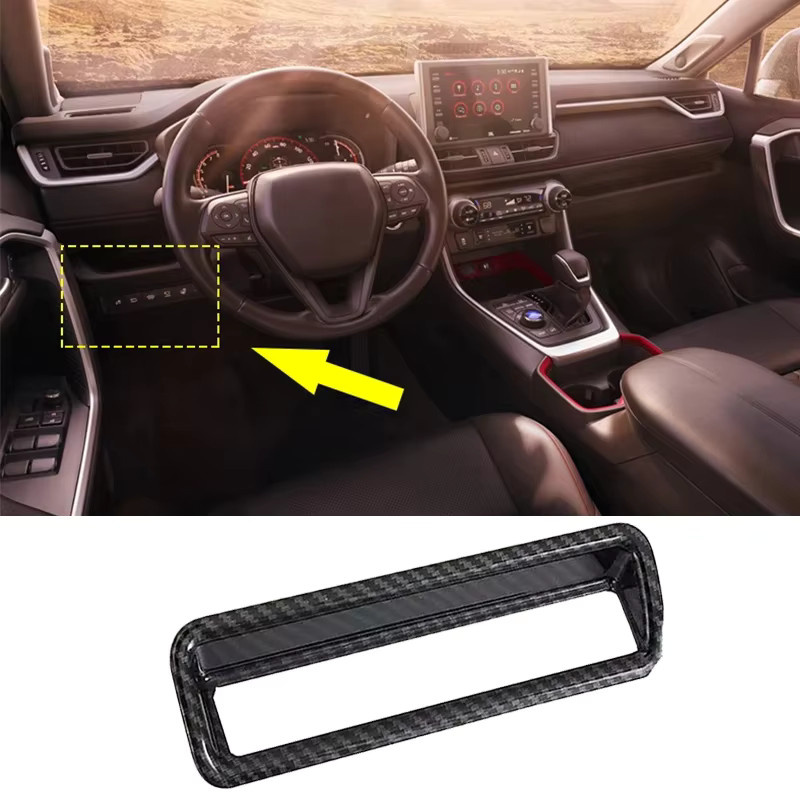 YaLumei Scheinwerfer-Einstellknopf Zierblende in Schwarz für Toyota RAV4 RAV4 XA50 Hybrid ab 2019 - Bild 2