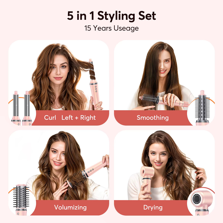 BOPCAL Air Styler Wrap, 5-in-1, pink - Bild 2