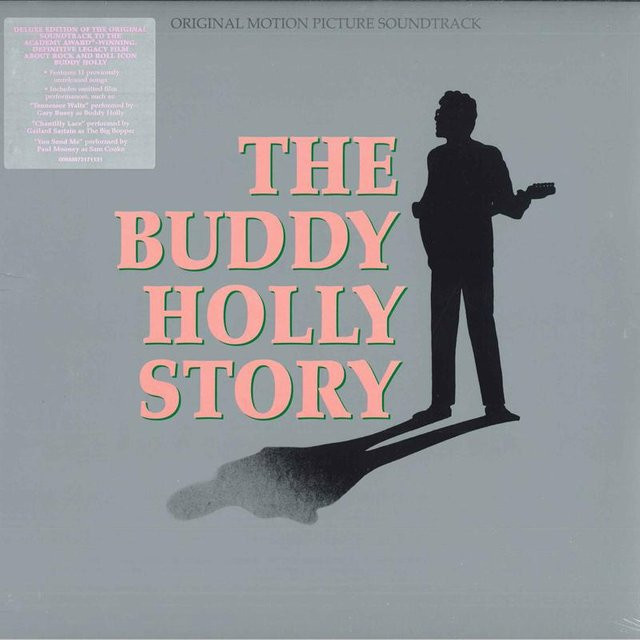 Gary Busey - The Buddy Holly Story LP Soundtrack, Varèse Sarabande, Rock, Pink/Grey Vinyl - Bild 1
