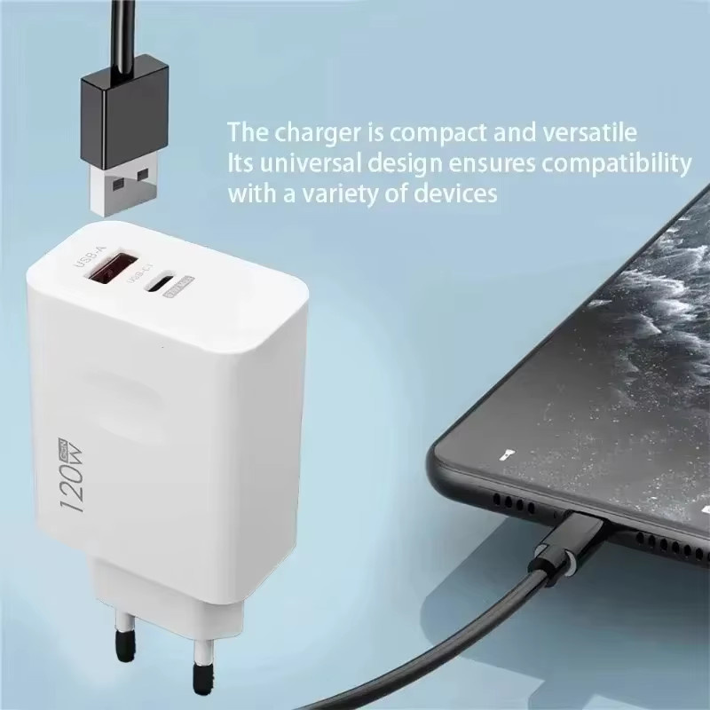 Xiaomi Original 120W Hypercharge Schnellladegerät mit USB-C Typ C Anschluss in Weiß - Bild 2