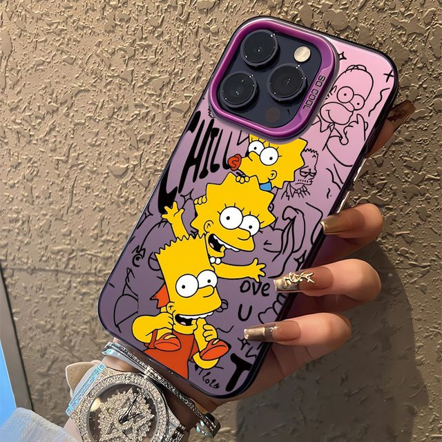 Lustige Cartoon S-Simpsons Handyhülle für Samsung Galaxy A-Serie 4G und 5G in Multicolour - Bild 1