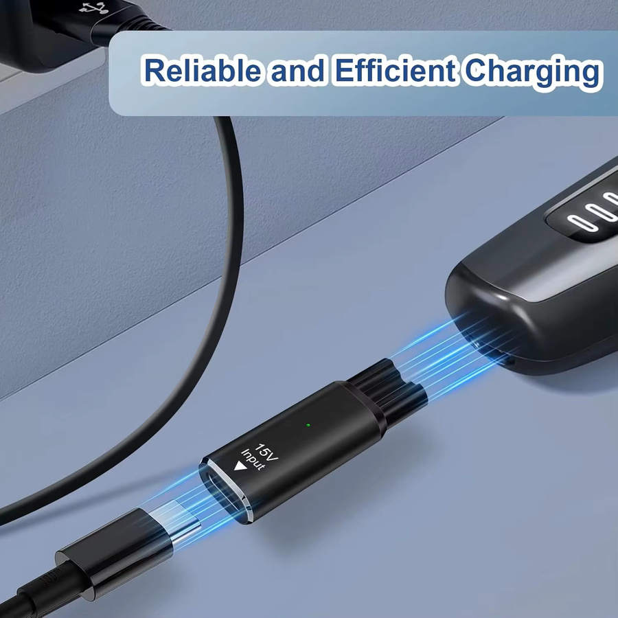 Philips USB-C Ladeadapter 15V für Elektrische Bartschneider der Norelco HQ8505 7000 5000 3000 9000 Serie in Grau - Bild 4
