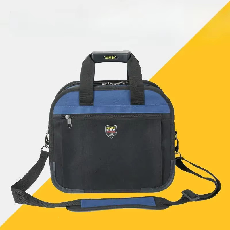 OLOEY Werkzeugtasche für Elektriker und Mechaniker, tragbarer Organizer aus Oxford-Gewebe, Blau - Bild 2