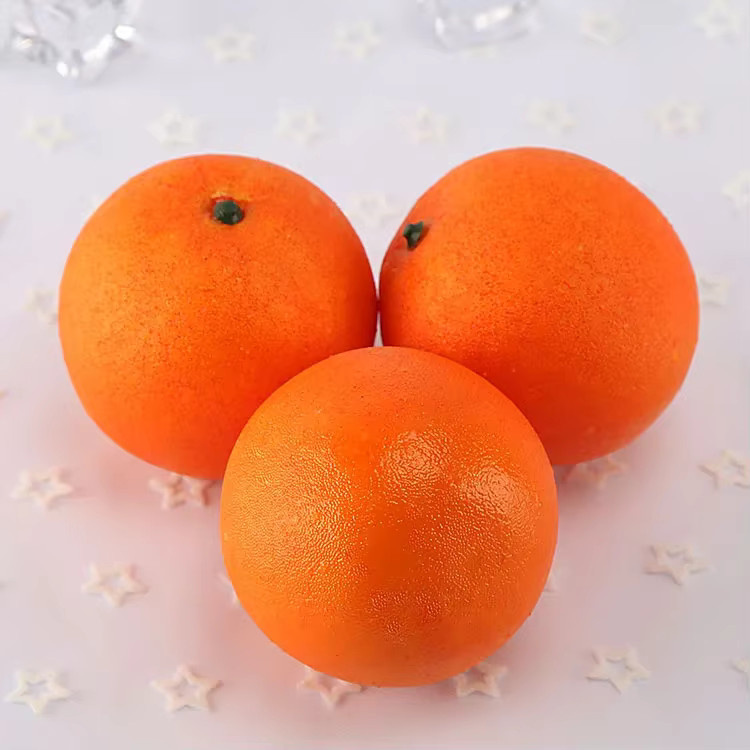 Wusmart Künstliche Orangen 5 Stück, Orange, Dekoration für Schlafzimmer und Party, Fotografie-Requisiten - Bild 2