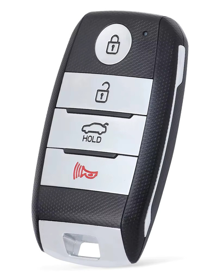 DIYKEY Fernschlüsselanhänger für Kia Soul 2014 bis 2018 EV in Schwarz - Bild 4