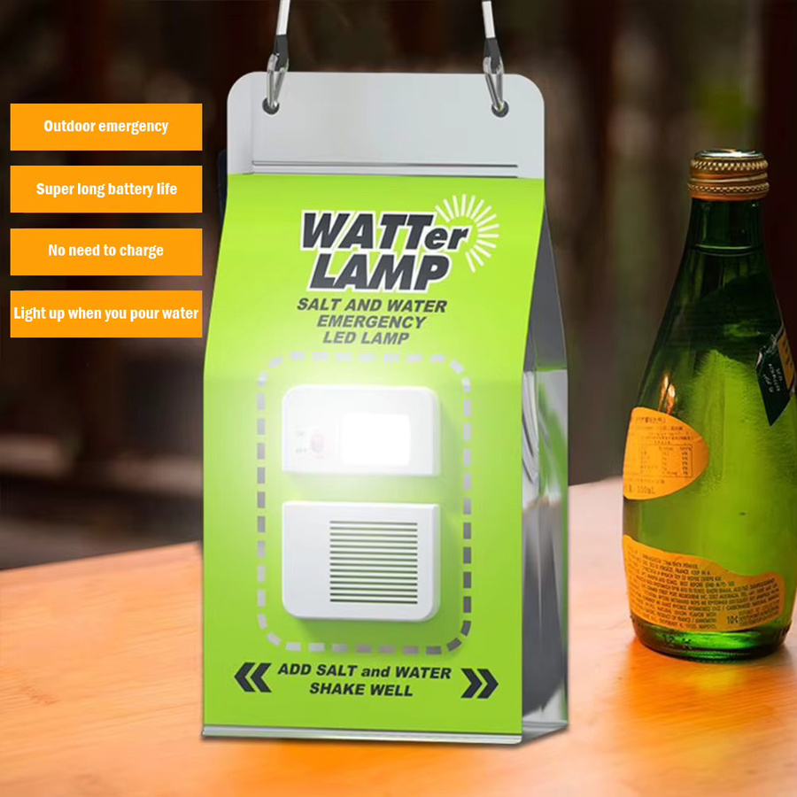 Alloet LED Outdoor Campinglampe, wasserfeste und salzwasserresistente Notfalllampe in Weiß und Orange - Bild 3