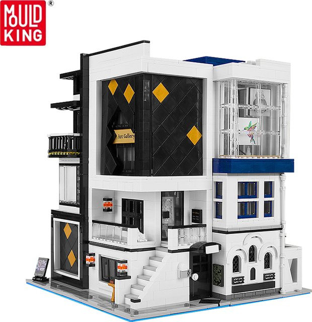 Mould King Creative Streetview Architectural Art Gallery Building Blocks Set - Bild 1