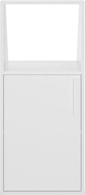 Vente-unique Möbel Adezio Schrank für Schrägen in Weiß mit Türen und Regalfächern Breite: 48,1 cm - Bild 1