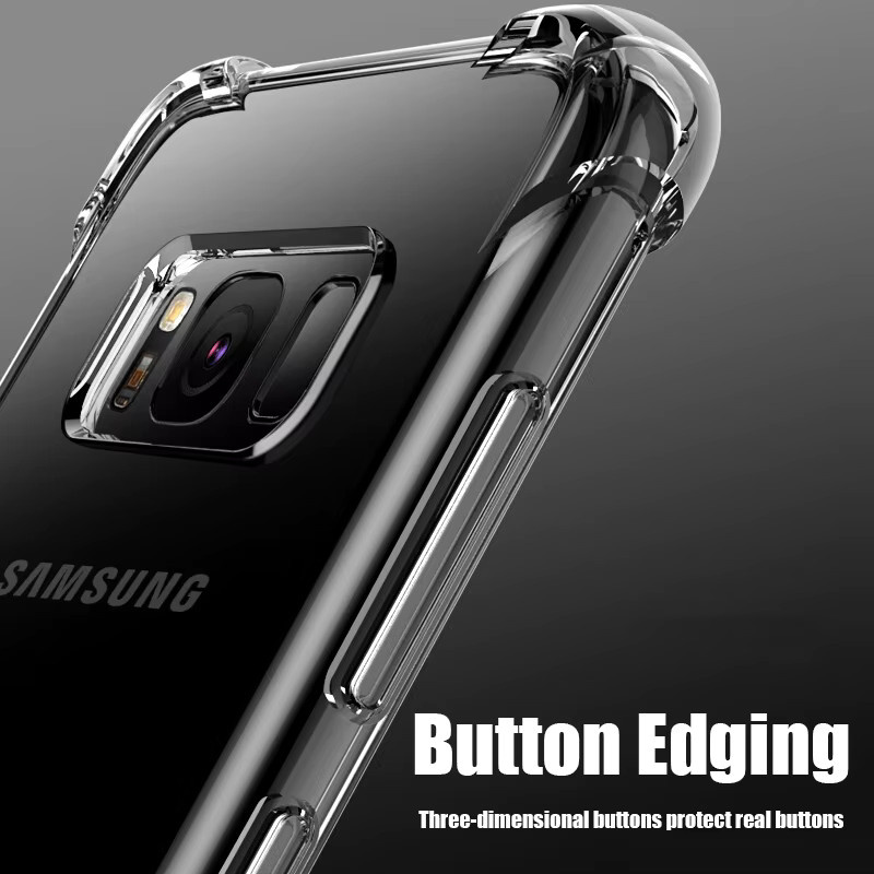 Stoßfeste und transparente Silikon Schutzhülle für Samsung Galaxy S20 S21 S22 S23 S8 S9 S10 Note 10 Plus 20 Ultra - Bild 4