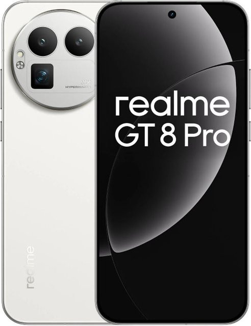 Realme GT8 PRO Smartphone Weiß mit 16 GB RAM, 512 GB Speicher, 6,79 Zoll Display, 5G und Dual SIM - Bild 1