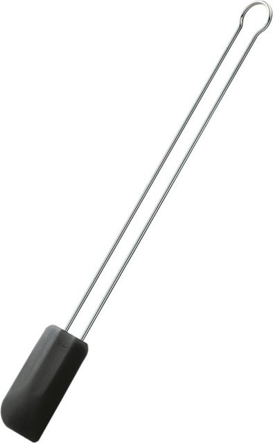 Rösle Teigschaber aus Silikon in Schwarz, L x B x H: 26 x 2,75 x 0,7 cm - Bild 1