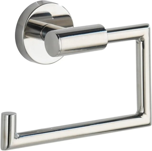 Wenko Toilettenpapierhalter Bosio aus Edelstahl in Silber glänzend - Bild 1