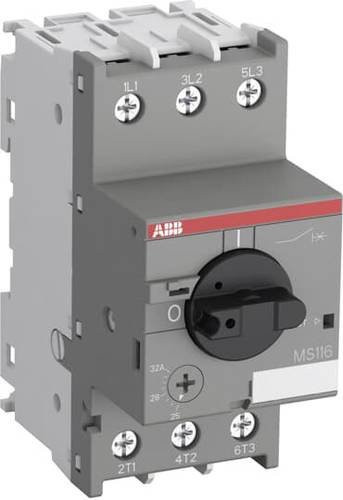 ABB MS116-20 MCB Schutzschalter Grau 2,5 A - Bild 1