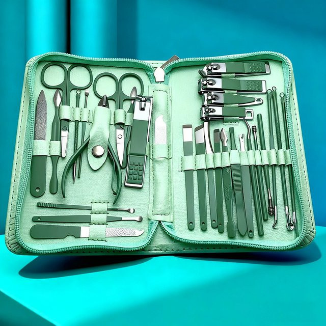 Ouriner Nagelknipser-Set, 30-teilig, Edelstahl, mit Aufbewahrungsbox, Unisex - Bild 1
