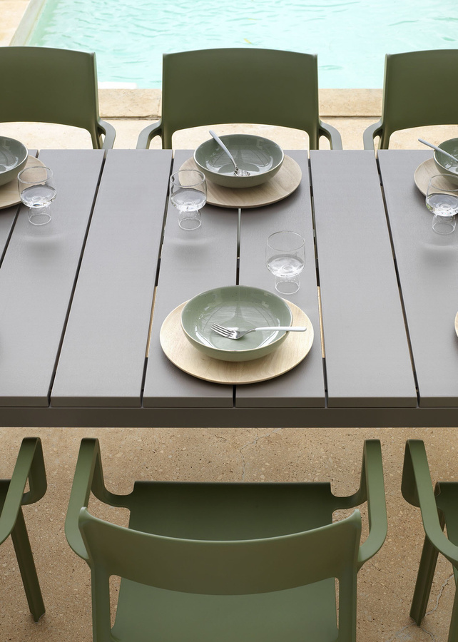 Nardi Rio Ausziehtisch Dureltop aus Polypropylen und Aluminium für Garten und Outdoor - Bild 2