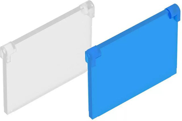 Alibricks Fenster Glas Bausteine 1x4x3 Nachfüllpack, 50 Stück, Transparent und Mehrfarbig, kompatible Spielzeug-Steine für DIY-Projekte - Bild 1