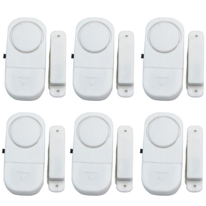 LG-EXPRO 6er Set Kabellose Magnetische Alarmsensoren mit Sirene für Haus und Büro - Bild 4