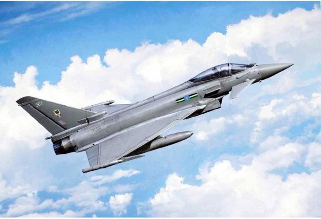 Italeri RAF EF-2000 Eurofighter Typhoon, Fahrzeuge, Grau - Bild 1