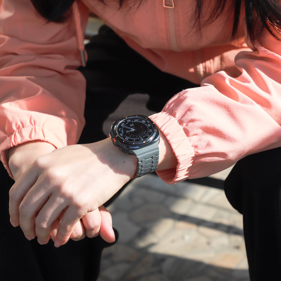 Samsung Uhrenarmband Silikon, orange, Unisex - Bild 3