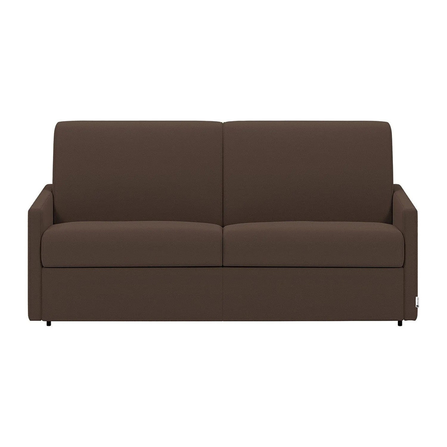 Vente-unique Schlafsofa Calife in Braun und Grau, modernes Polstersofa für das Wohnzimmer - Bild 2