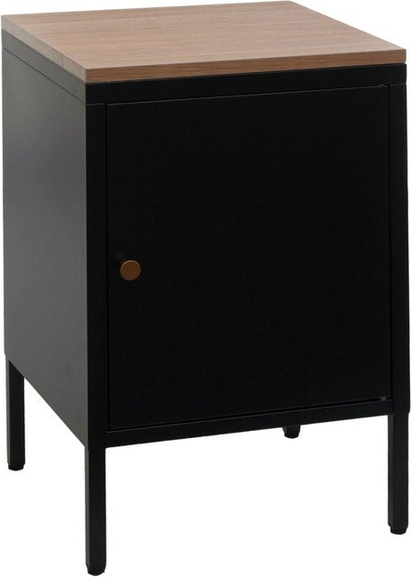 MCW Nachttisch L84 Kommode aus Metall in Schwarz matt, H: 63 cm, B: 40 cm, T: 40 cm - Bild 2