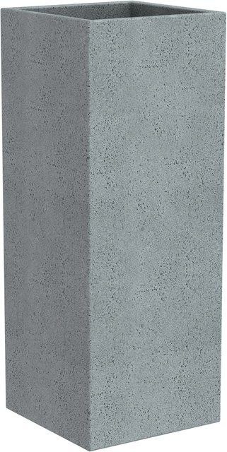 Scheurich Pflanzgefäß C-Cube High in Stony Grey, Durchmesser: 26 cm - Bild 1