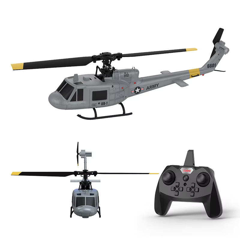 FMS Huey Ferngesteuerter Simulationshubschrauber F6601, RC-Flugzeug - Bild 3