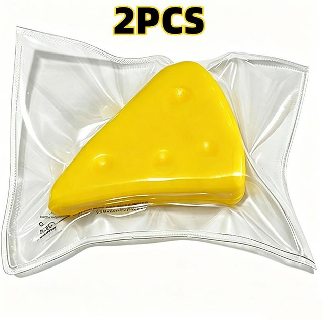 HefengCL Dreieckskäse Squishy, Langsam-Rückprall PU Quetschspielzeug - Bild 1