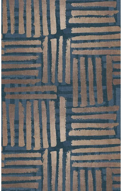 Marburg Fototapete Mural Streifen Modern Blau FSC Non-Woven - Bild 1