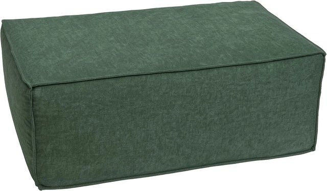 MCW Ottomane für Sofa O54 als Hocker und Fußablage in Grün, Stoff/Textil, B/T/H: 38 x 97 x 70 cm - Bild 2