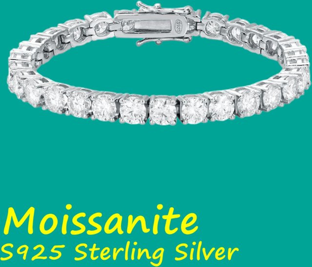 SEMNI Tennisarmband, 925 Silber, Diamant, Zirkonia - Bild 1