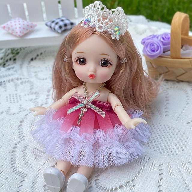 Yiran toy Prinzessin Puppe, mit Kleidung und Schuhen, 13 Gelenke, ab 12 Jahre - Bild 1