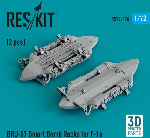 ResKit Models Smart Bomb Racks for F-16, 2-teiliges Set, 3D Printed - Bild 1