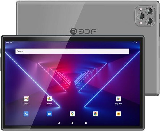BDF 2026 P50 Tablet-PC mit 10,1 Zoll Display, Android 13, 8GB RAM, 256GB Speicher, Wi-Fi und 4G LTE, Grau - Bild 1