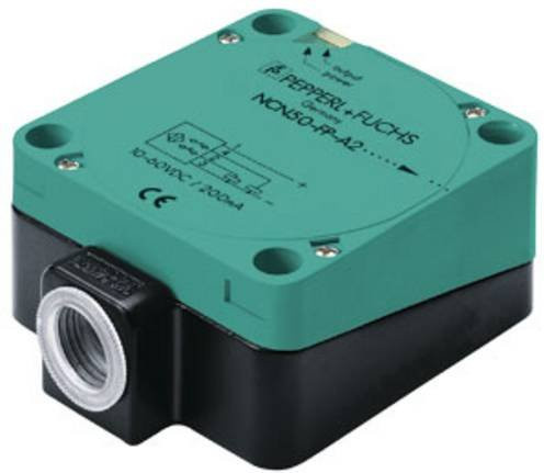 Pepperl+Fuchs Induktiver Sensor NCN50-FP-A2-P4 182956 PNP in Grün - Bild 1